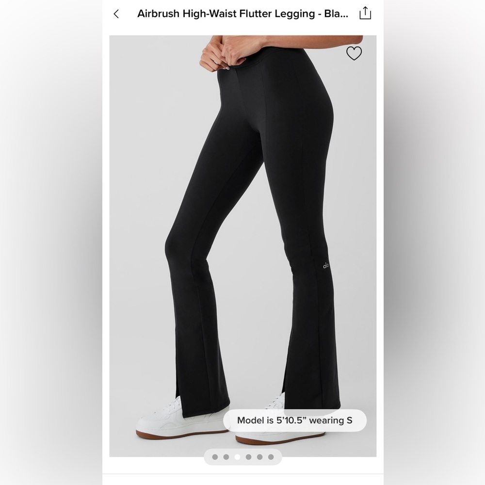 Airbrush High-Waist Flutter Legging